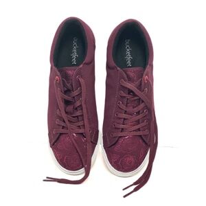 Bucket Feet Shoes 'CATSCRATCH' Sz: 9 Casual Artsy Rose Footwear / USA-Erin Burke